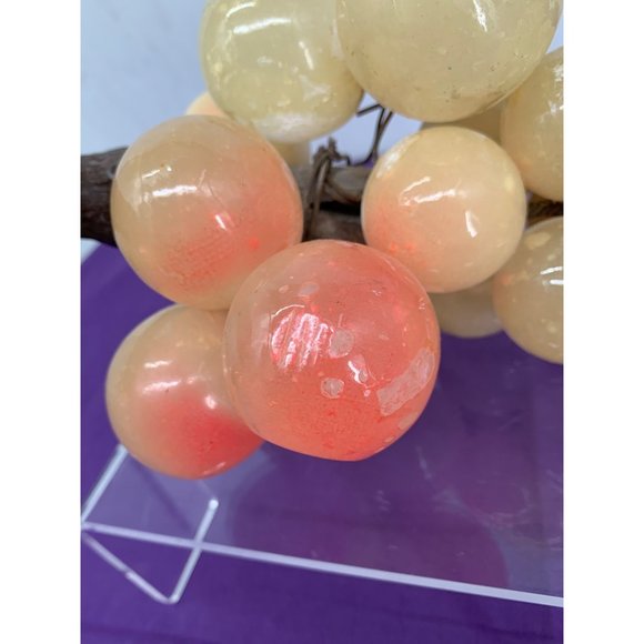 Alabaster Natural Stone Mid Century Modern Grapes Large - Picture 4 of 14